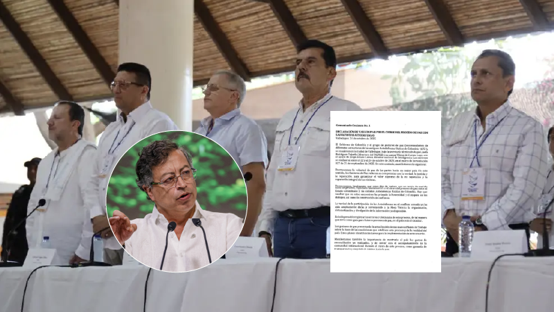 Revelada acta de reunión del Gobierno Petro y paramilitares en Valledupar